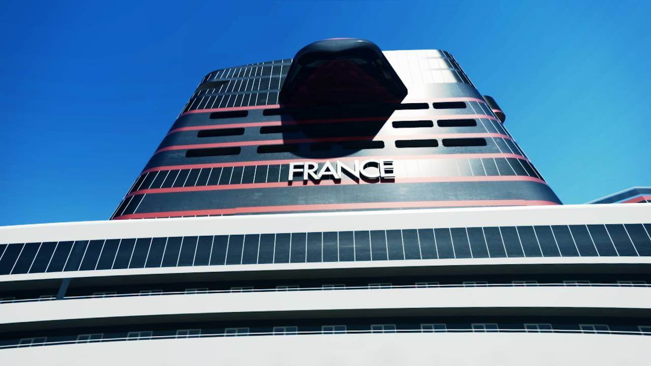 Film d'animation du Nouveau Paquebot France